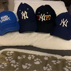 4 Mens baseball hats